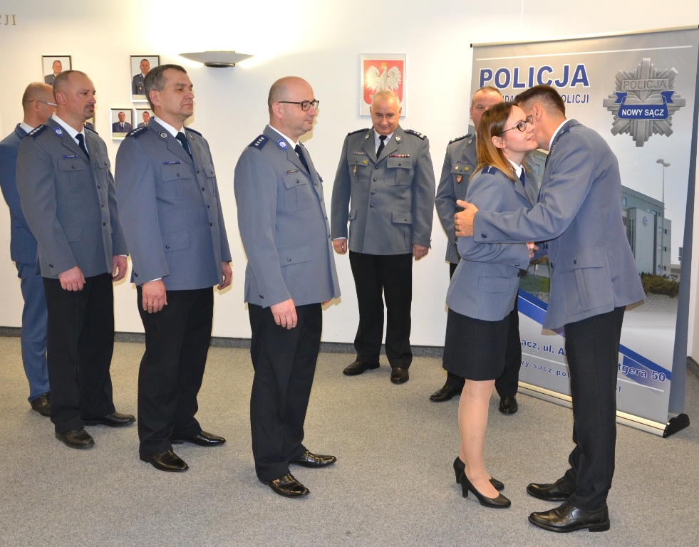 Pożegnanie zastępcy komendanta sądeckiej Policji
