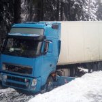Mochnaczka, zima, trudne warunki drogowe