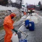 wyciek oleju w Mochnaczce
