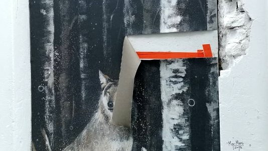 Mural na Wąskiej zniszczony. Mgr Mors daje szansę wandalowi