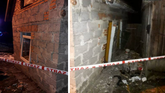 Olszanka: w budynku wybuchł gaz. Jedna osoba poszkodowana