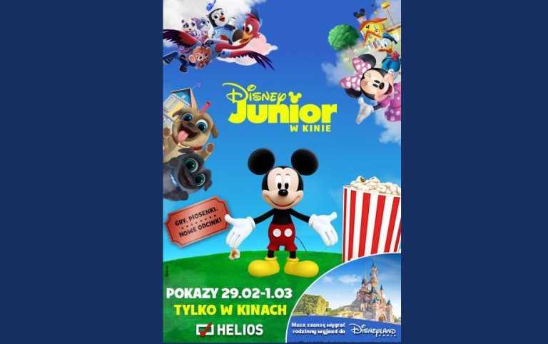 Disney Junior w kinie Helios. Kto chce bilety?