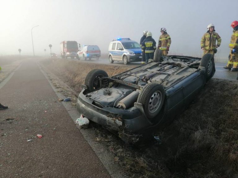 Stary Sącz, Wielki Wygon: Audi skończyło podróż na dachu…