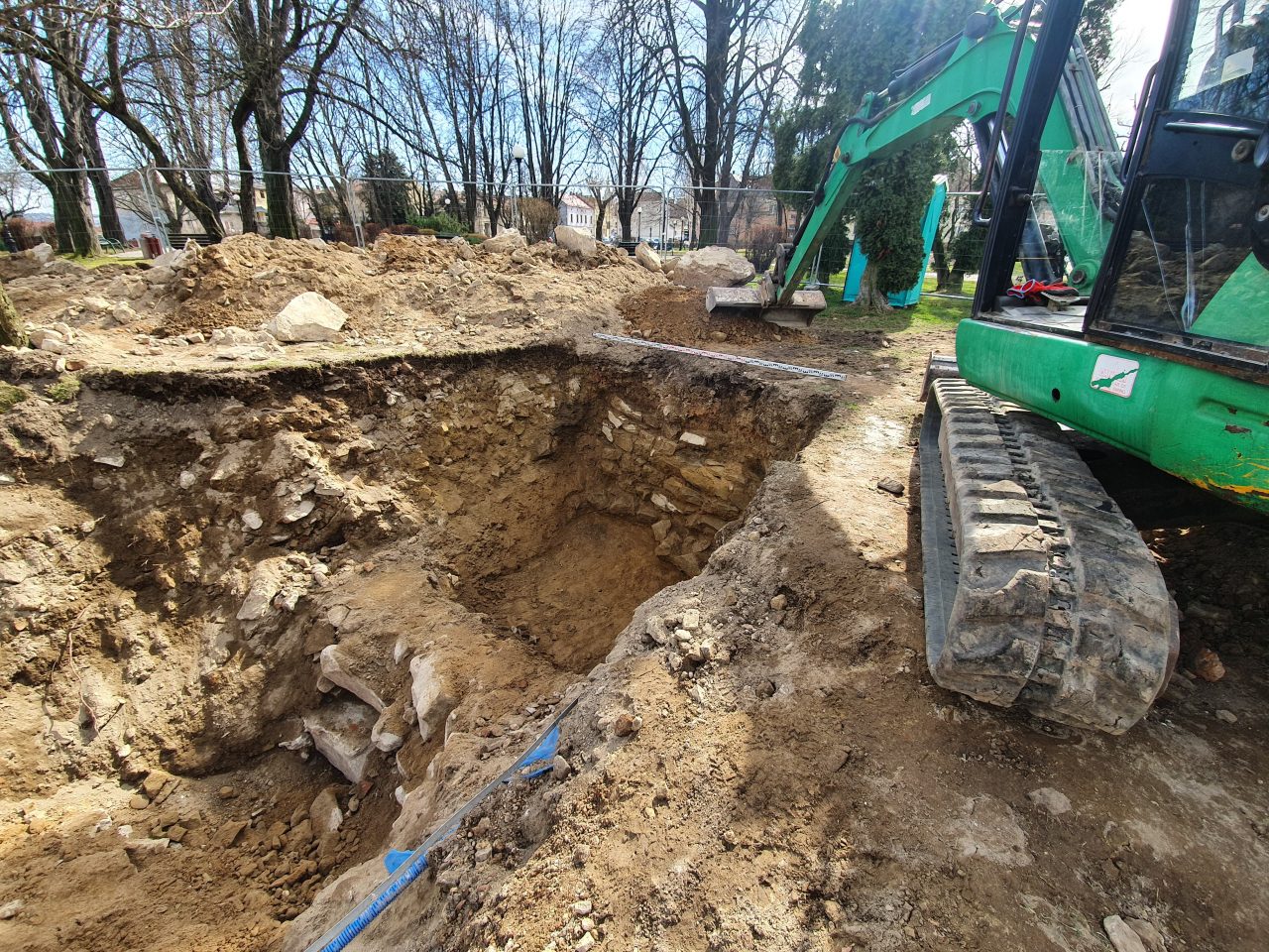 prace archeologiczne, Nowy Sącz, zamek