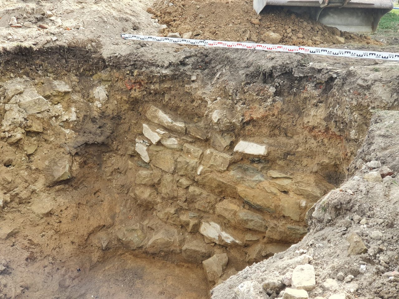 prace archeologiczne, Nowy Sącz, zamek
