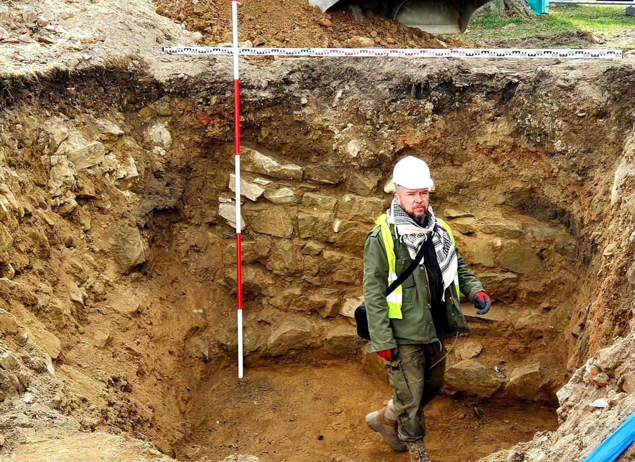 prace archeologiczne, Nowy Sącz, zamek