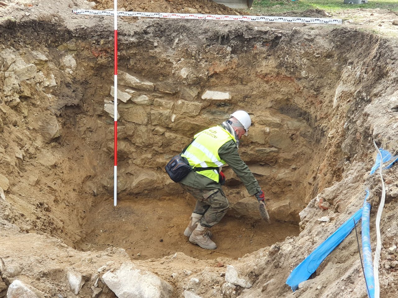 prace archeologiczne, Nowy Sącz, zamek