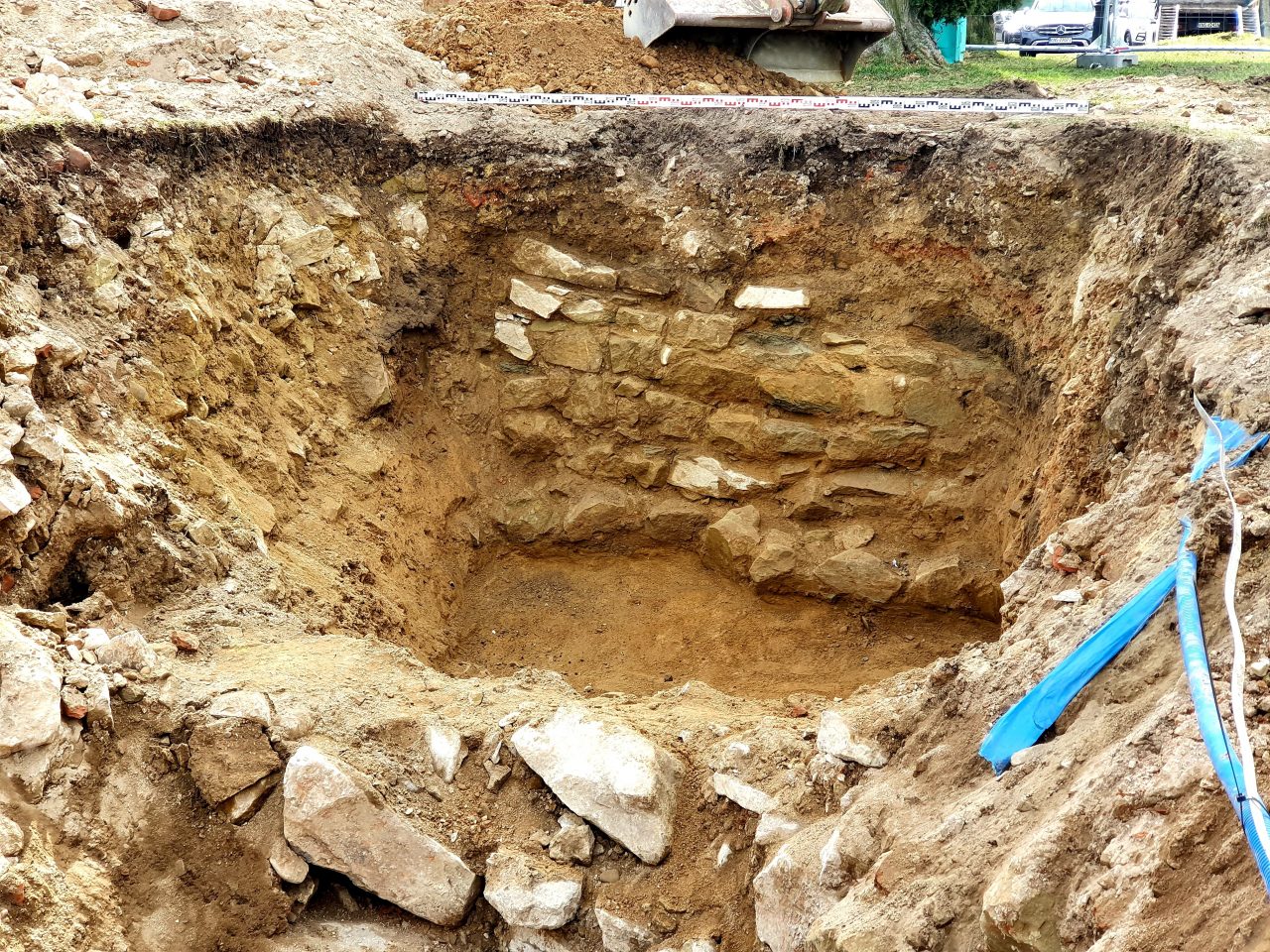 prace archeologiczne, Nowy Sącz, zamek