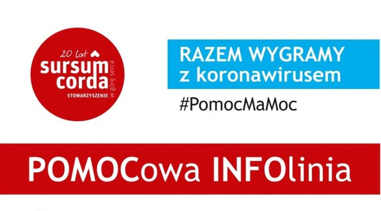 Uwaga! Rusza POMOCowa INFOlinia Sursum Corda