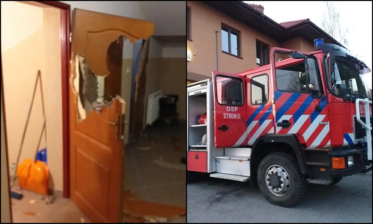 Okradli i splądrowali remizę strażacką. Straty oszacowano na około 3 400 złotych