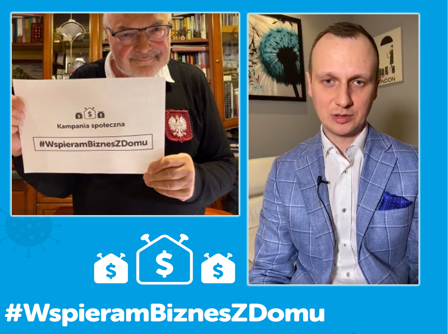 #WspieramBiznesZDomu, Krzysztof Pawłowski, Łukasz Smolarski