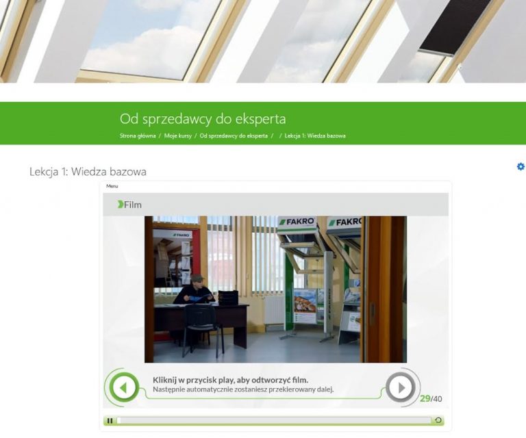 Fakro uruchomiło platformę e-learningową