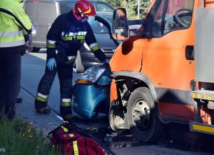 wypadek, ul. Zamenhofa, Nowy Sącz