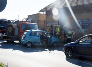 wypadek, ul. Zamenhofa, Nowy Sącz