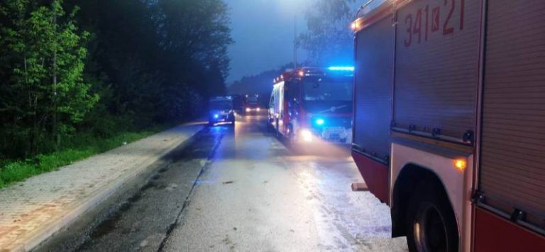 Tragiczny wypadek w Chomranicach: kierowca był pod wpływem alkoholu