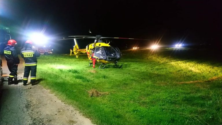 Gródek nad Dunajcem: śmigłowiec przyleciał na ratunek dziecku
