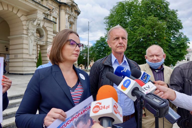 Jagna Marczułajtis i Bogdan Klich w Nowym Sączu przekonywali „nowego do Trzaskowskiego”
