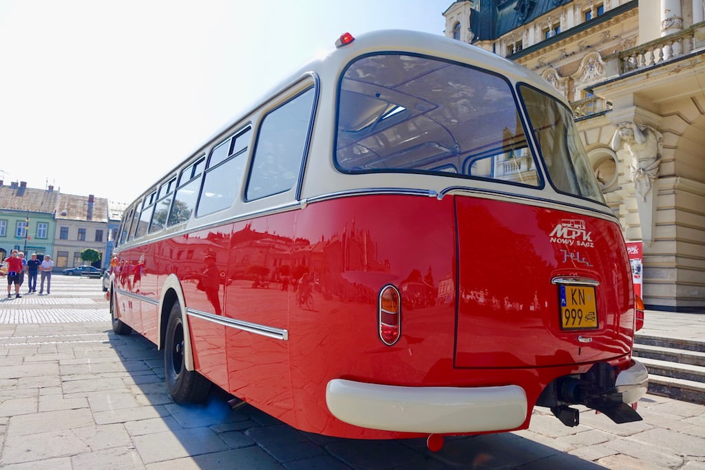 zabytkowy autobus, Nowy Sącz