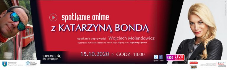 Wieczór z Bondą. Katarzyną Bondą.