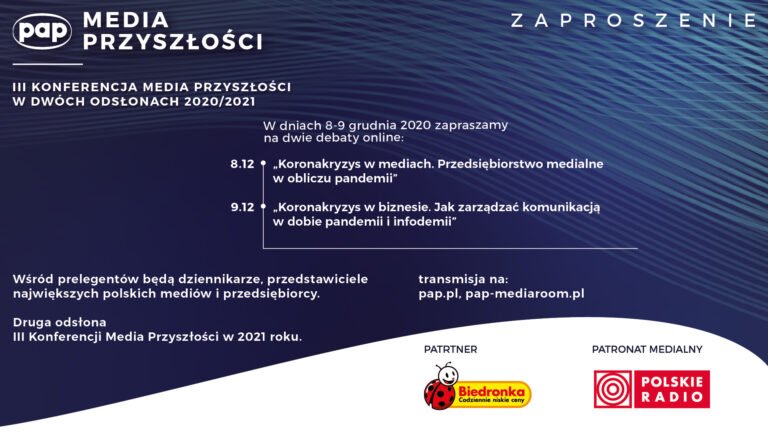 Zagrożenia i szanse dla mediów w dobie pandemii – debata PAP z udziałem top menadżerów medialnych