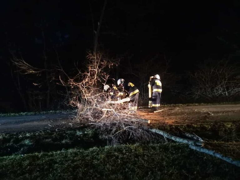 Silny wiatr dał się we znaki mieszkańcom Sądecczyzny