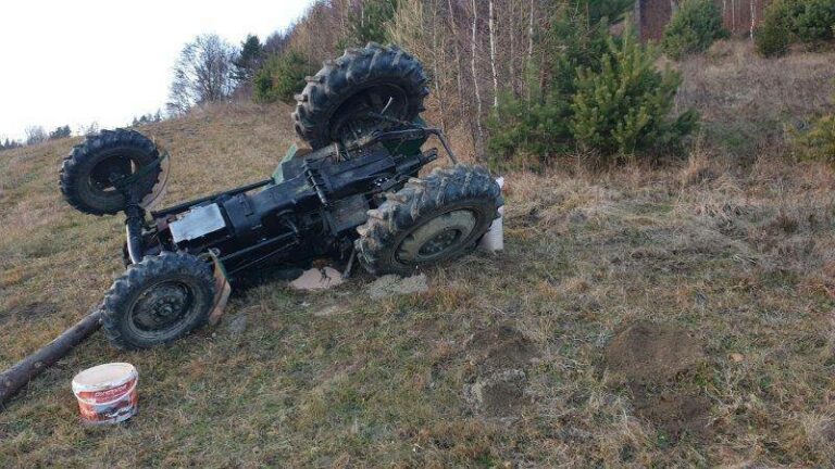 Żegiestów. 65-letni traktorzysta zginął na miejscu