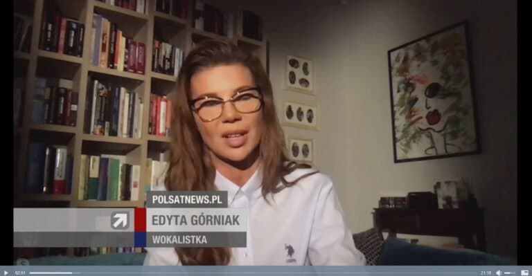 Sądecka malarka zobaczyła swoją „Kobietę emocjonalną” na ścianie u Edyty Górniak