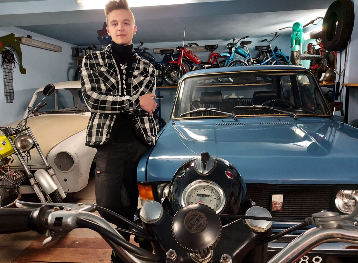 Motocyklowa choinka Bartka