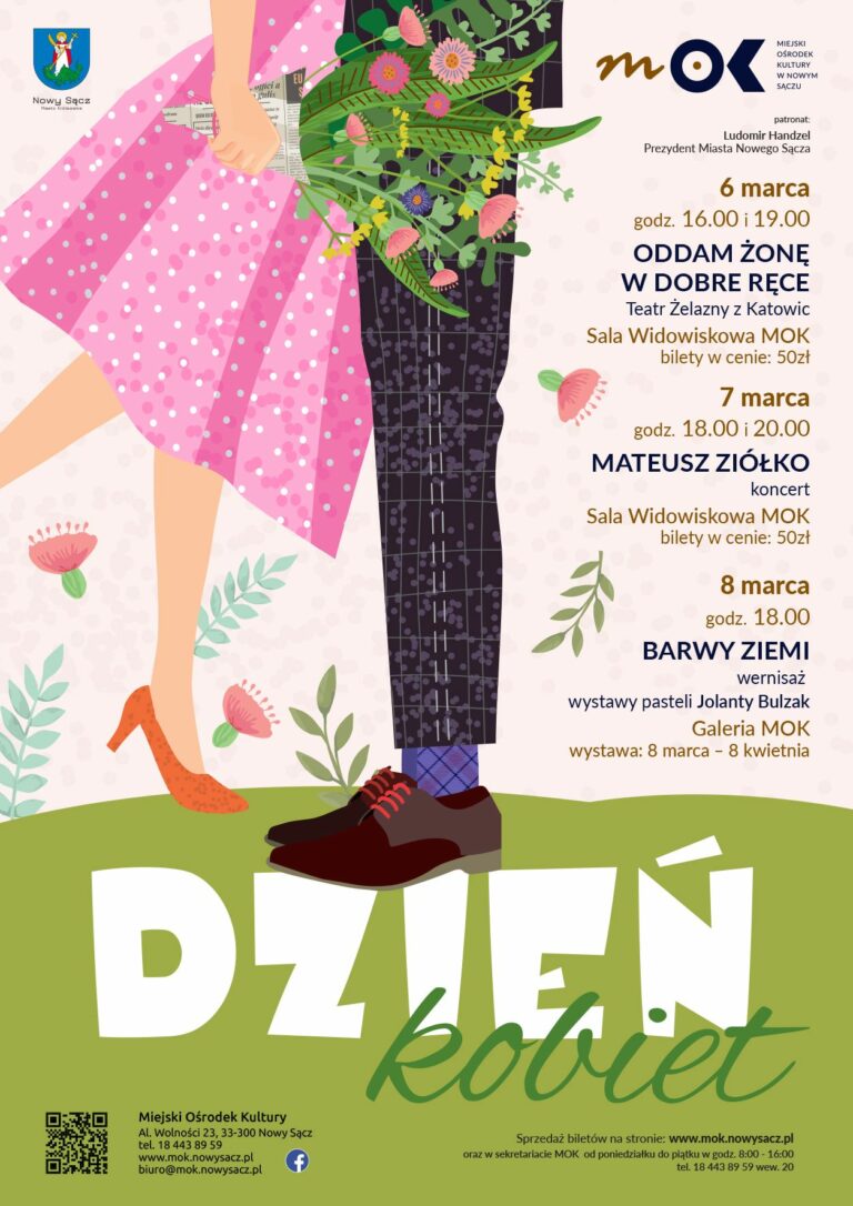 Nowy Sącz 6,7,8 marca: koncert, spektakl i wernisaż na Dzień Kobiet