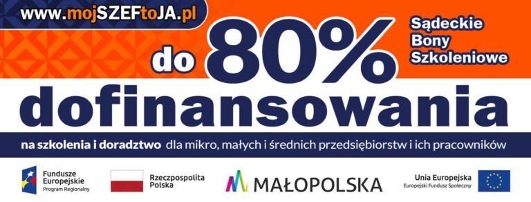 Uzyskaj do 80% dofinansowania