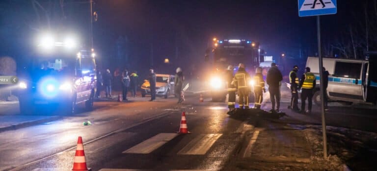 Grybów, Biała Niżna. Nie żyje 55-latek. Zginął 20 metrów przed przejściem dla pieszych