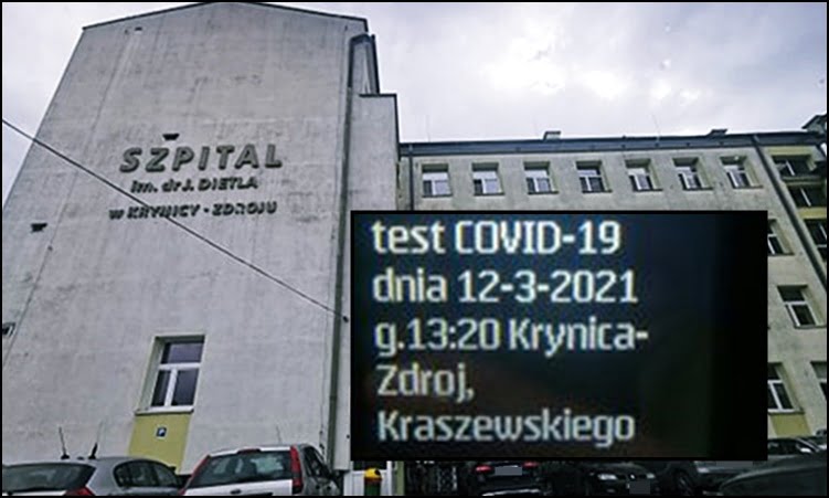 E-kolejka. Pacjent z Rudy Śląskiej przemierzył kilkaset kilometrów do Krynicy-Zdroju na test, bo tak mu kazał SMS. Ludzie błądzą między szpitalami