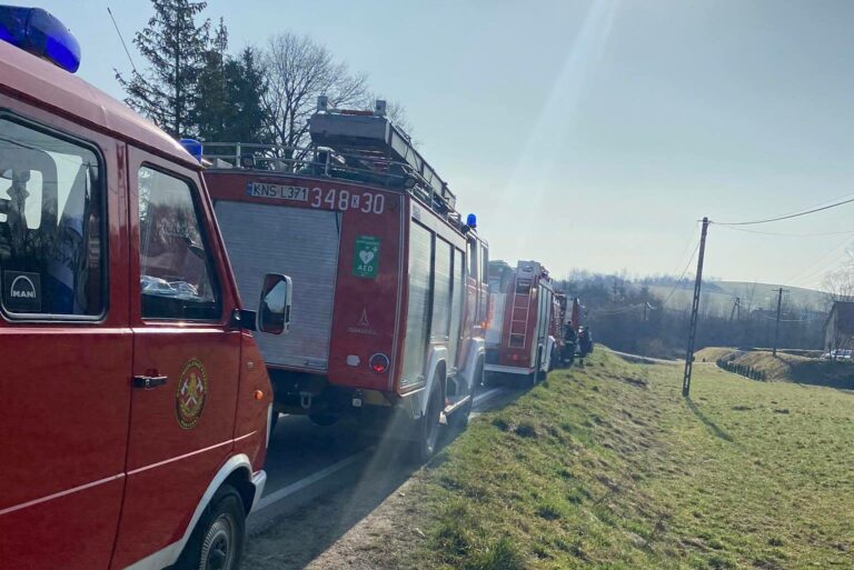 Wojnarowa. Policjanci i strażacy poszukiwali 60-letniego mężczyzny