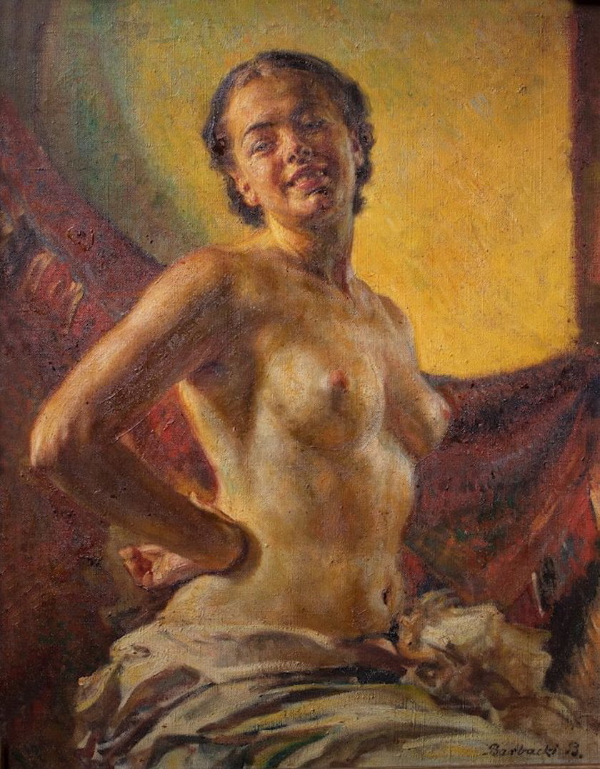 Bolesław Barbacki: Danuta Szaflarska, akt