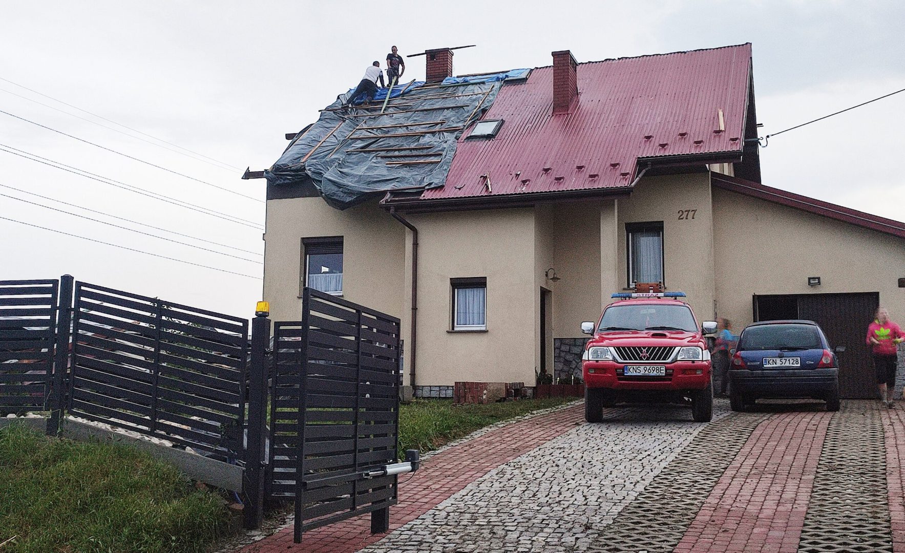 Librantowa, trąba powietrzna