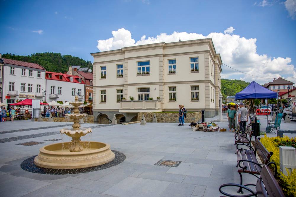Muszyna, otwarcie odnowionego rynku