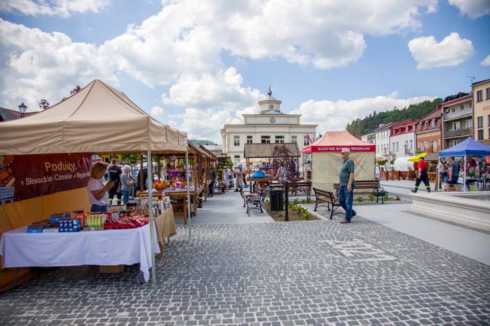 Muszyna, otwarcie odnowionego rynku