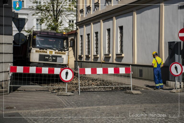Nowy Sącz. Trwa remont ulicy Klementyny Hoffmanowej