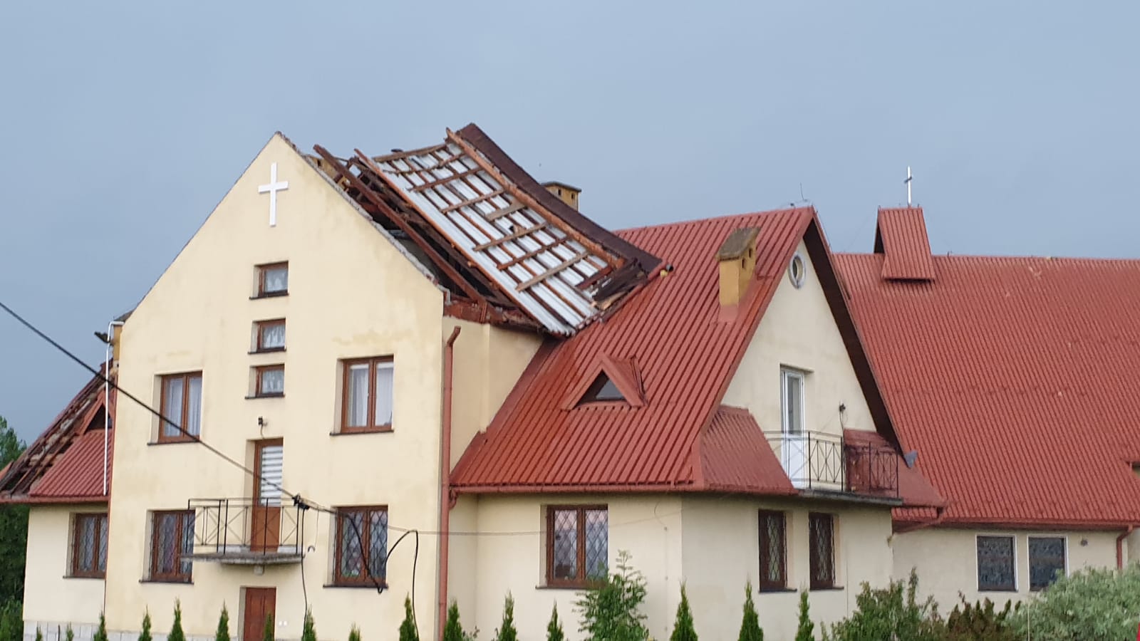 Librantowa, trąba powietrzna