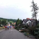 Librantowa, trąba powietrzna