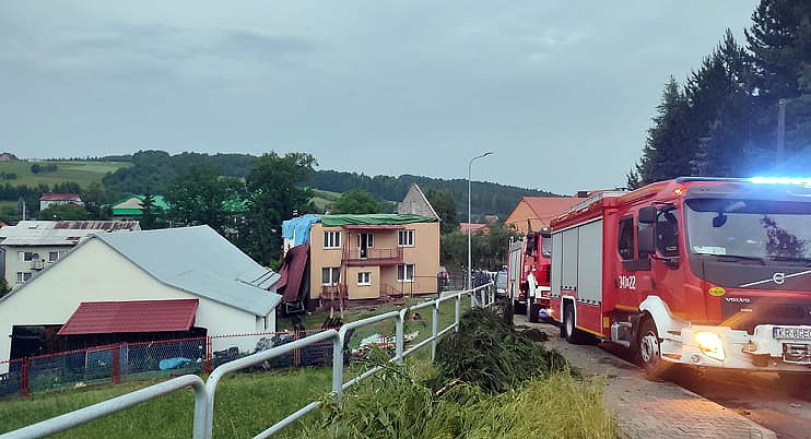 Librantowa, trąba powietrzna