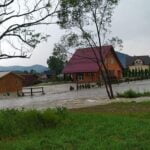 Nawałnica przeszła przez region. Zalane domy, drogi i hotel