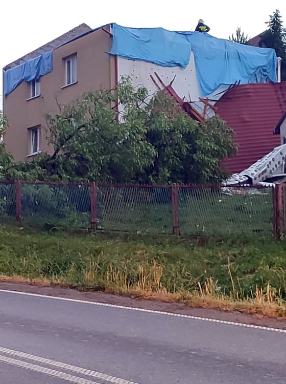 Librantowa, trąba powietrzna