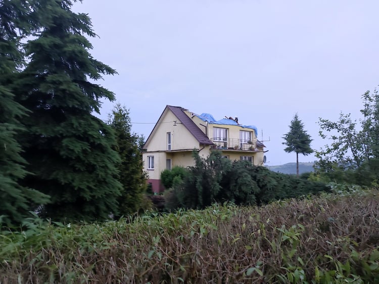 Librantowa, trąba powietrzna