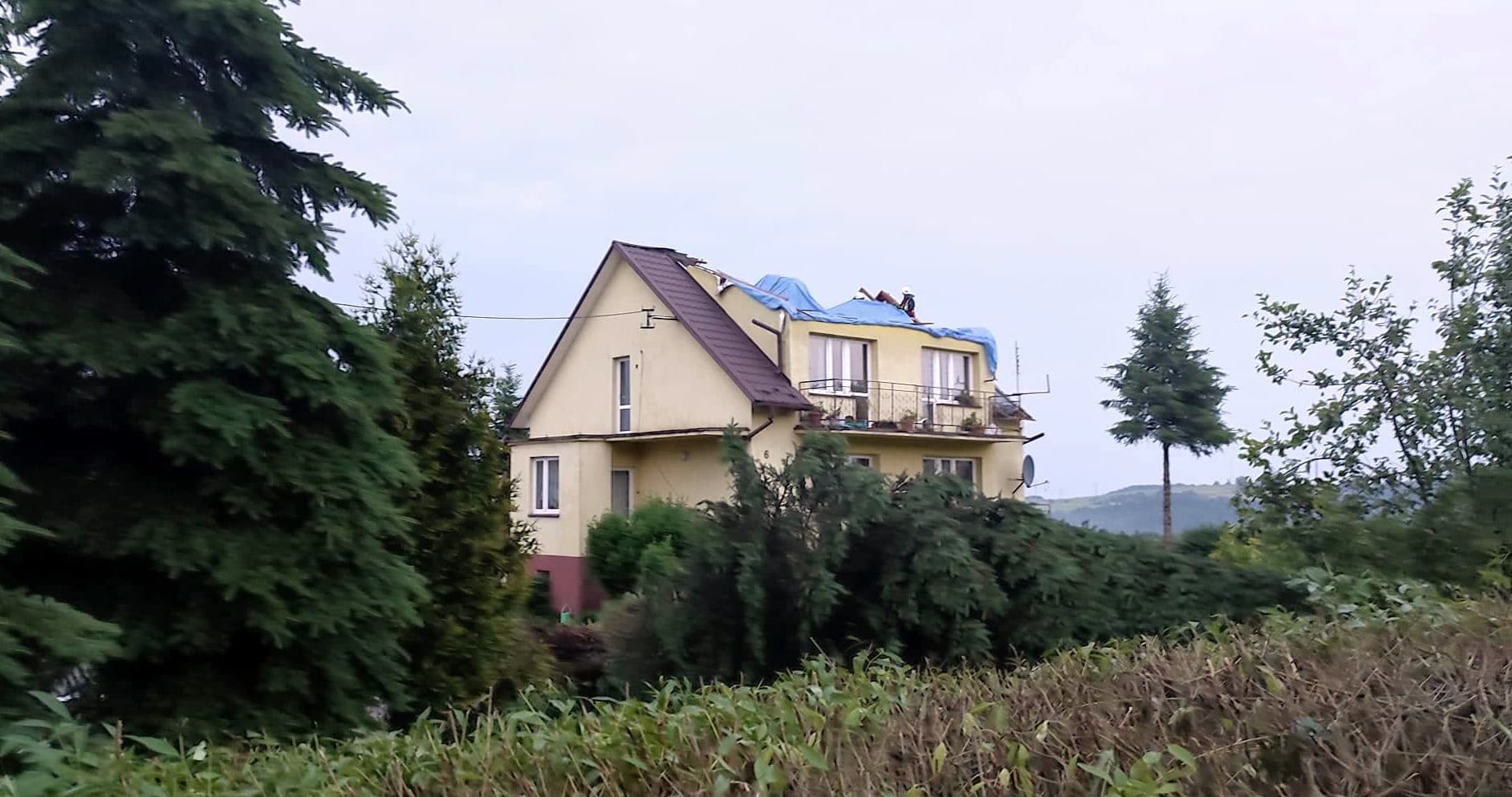 Librantowa, trąba powietrzna