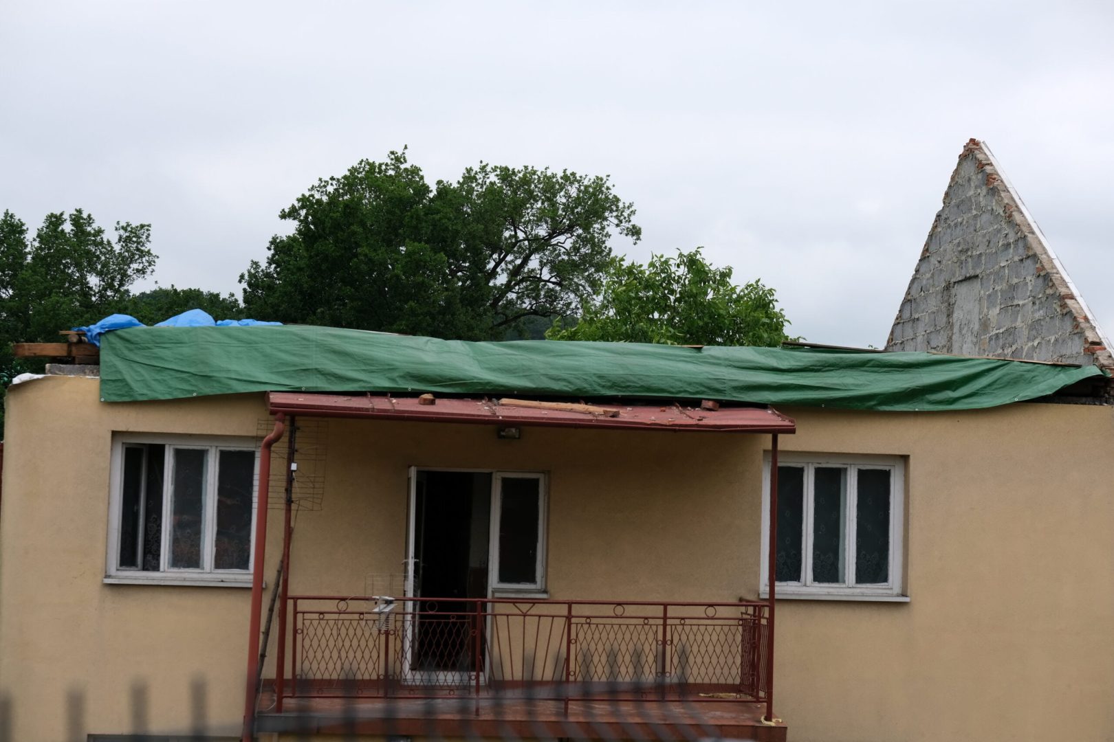 Librantowa po przejściu tornado