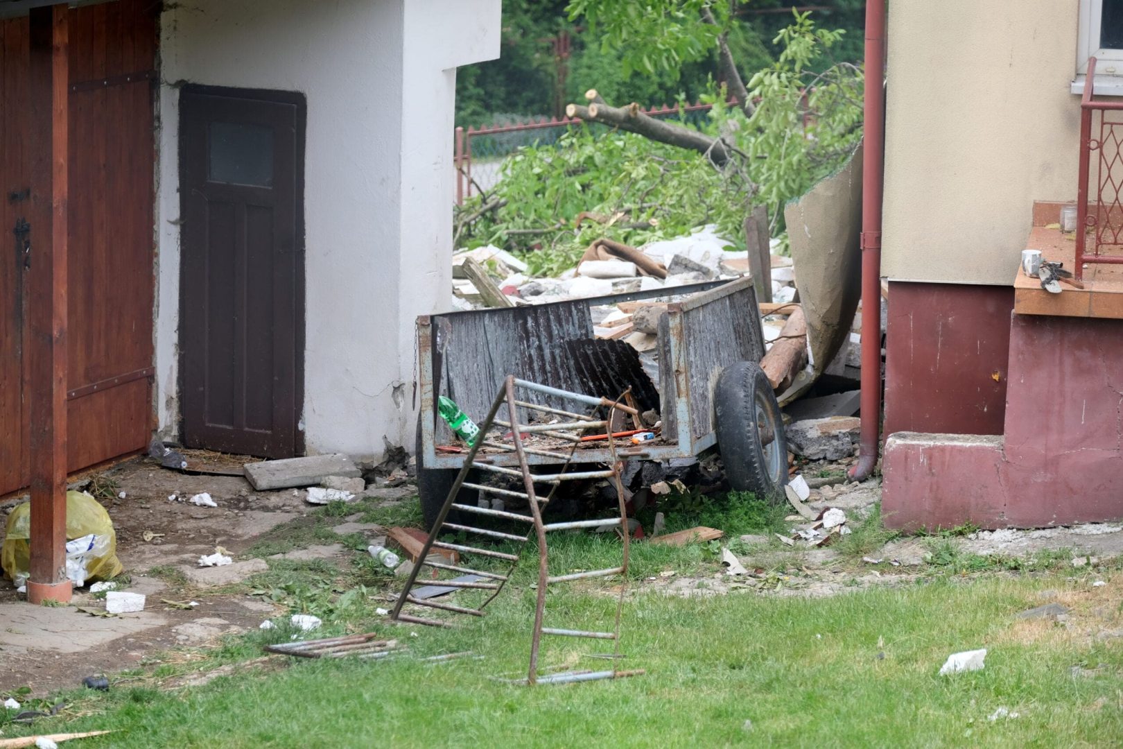 Librantowa po przejściu tornado