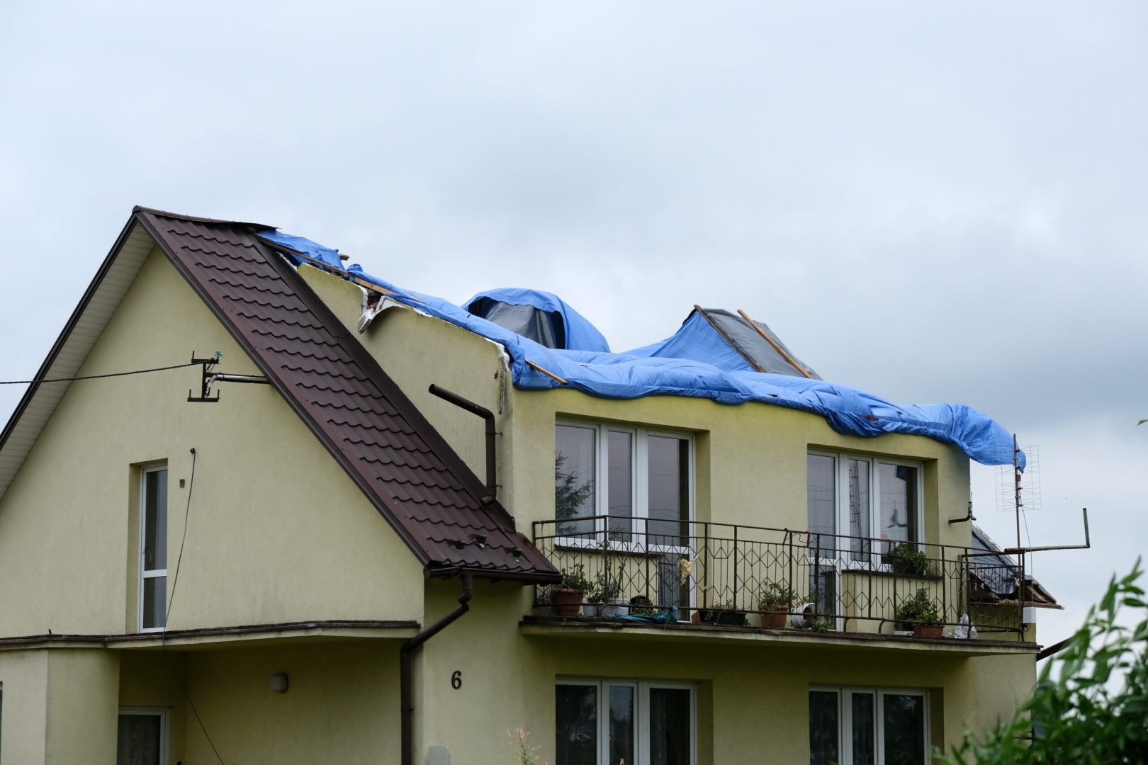 Librantowa po przejściu tornado