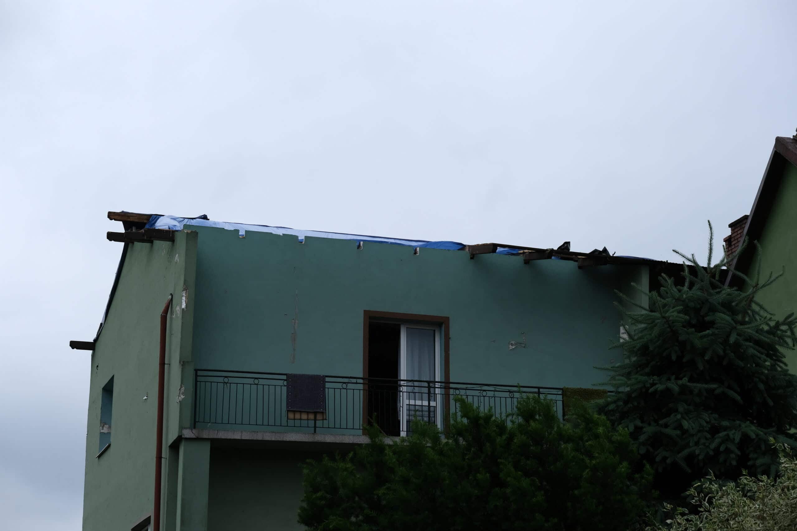 Librantowa po przejściu tornado