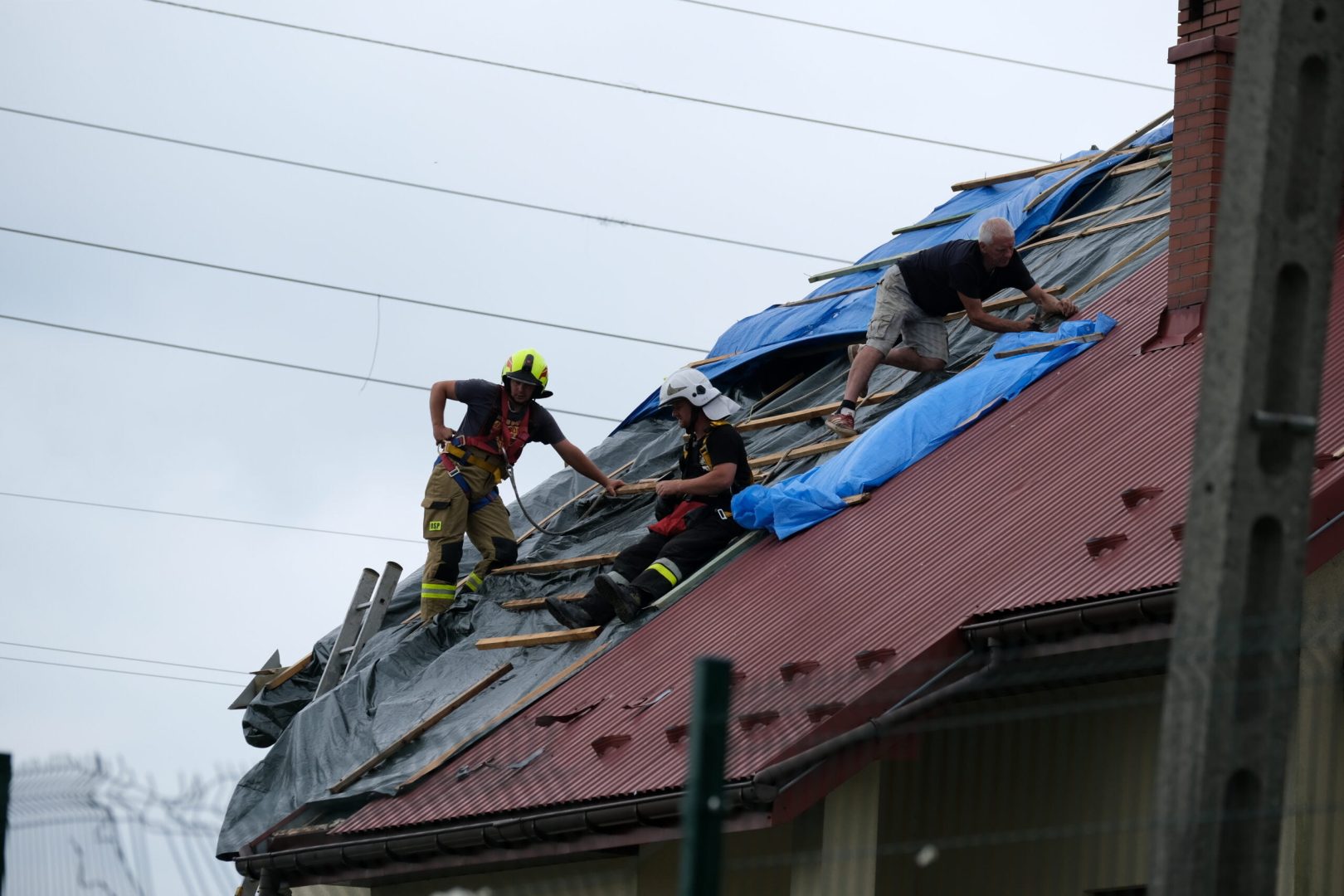 Librantowa po przejściu tornado